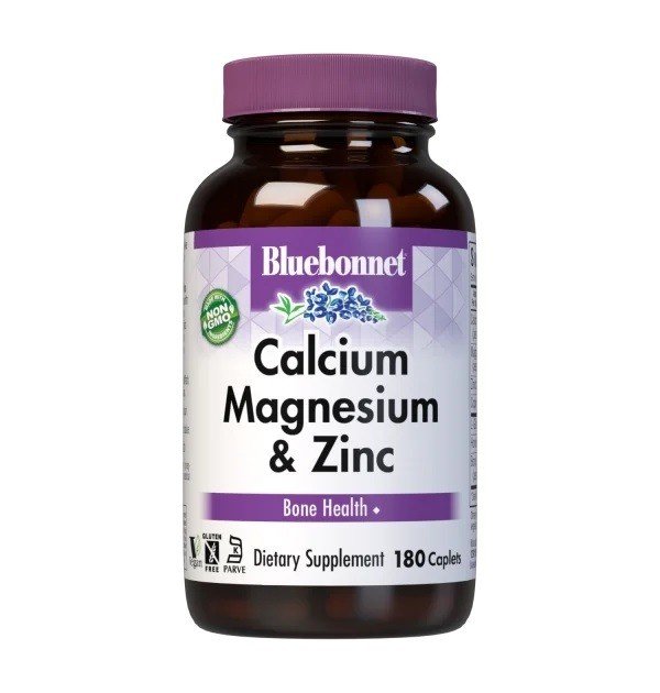 Bluebonnet Calcium Magnesium & Zinc 180 Caplet