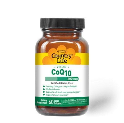 Country Life CoQ10 200 mg 60 Softgel