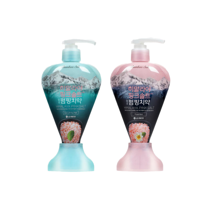 PERIOE Himalayan Pink Salt Pumping Toothpaste, Ice Mint 285g