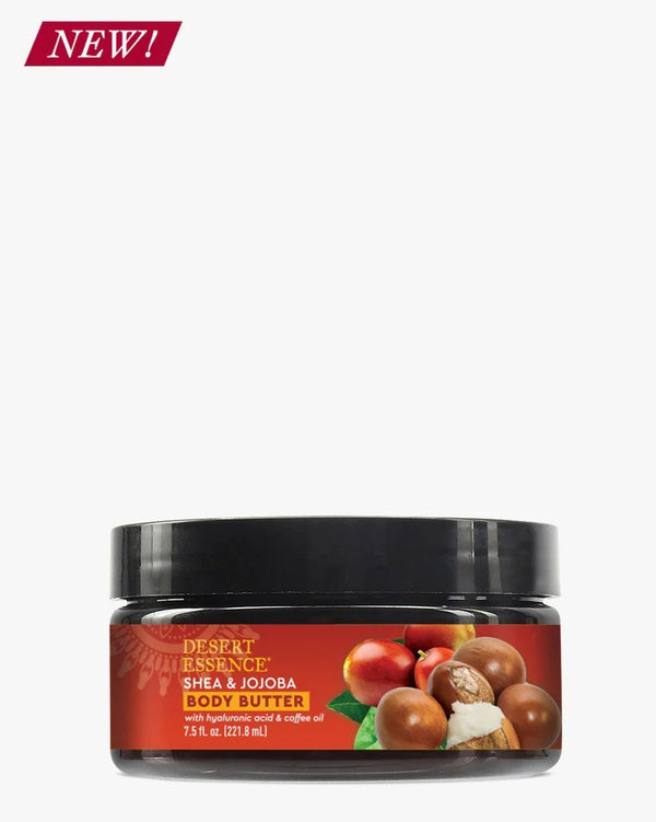 Desert Essence Shea & Jojoba Body Butter 7.5 oz Container
