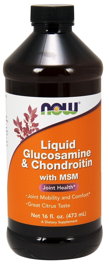 Now Foods Liquid Glucosamine & Chondroitin with MSM 16 oz Liquid