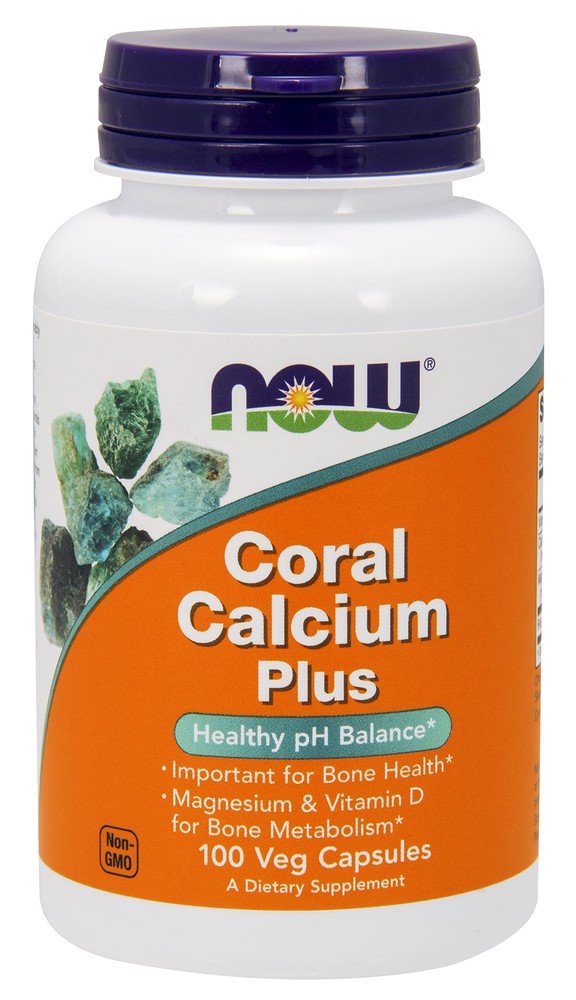 Now Foods Coral Calcium Plus Magnesium and Vitamin D 100 VegCap