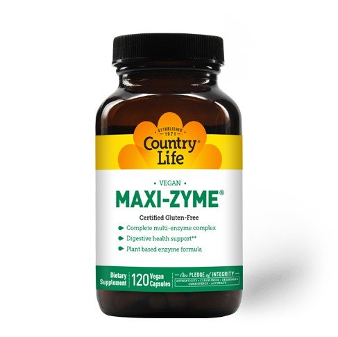 Country Life Maxi-Zyme Extra Strength 120 VegCap
