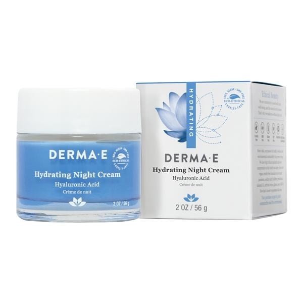 Derma-E Hydrating Night Cream With Hyaluronic Acid 2 oz Cream
