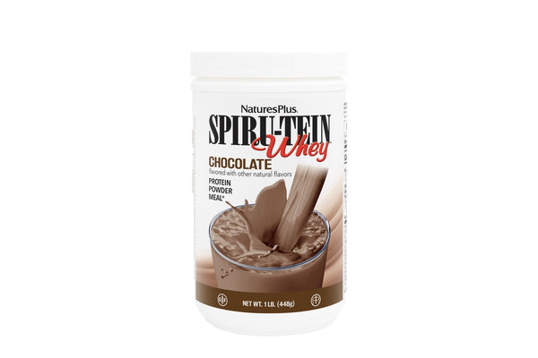 Nature's Plus Chocolate Spirutein Whey 1 lbs Powder