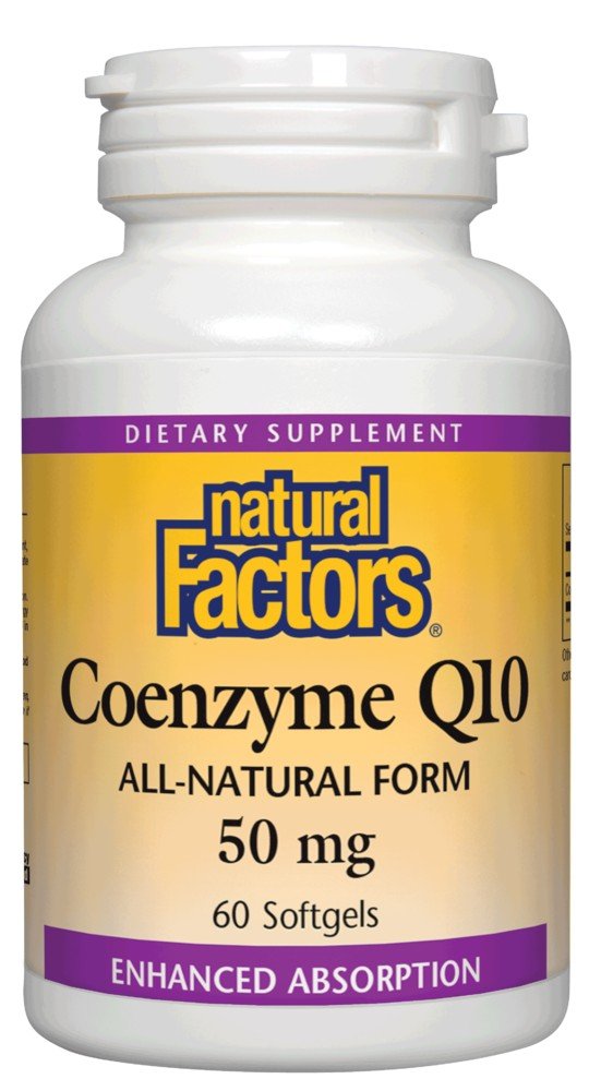 Natural Factors Coenzyme Q10 50mg 60 Softgel