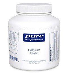 Pure Encapsulations Calcium (Citrate) 180 Vegcap