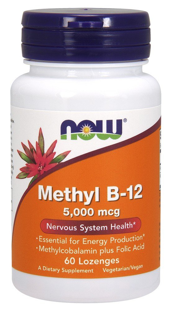 Now Foods B-12 5000mcg METHYLCOBAL 60 Lozenge