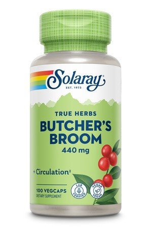 Solaray Butcher's Broom 440mg 100 VegCaps