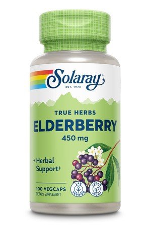 Solaray Elderberry Berries and Flowers 100 Capsule