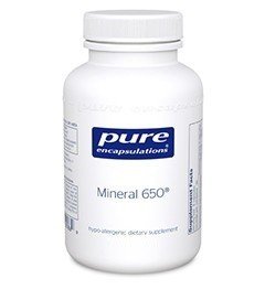 Pure Encapsulations Mineral 650 without Copper & Iron 180 Vegcap