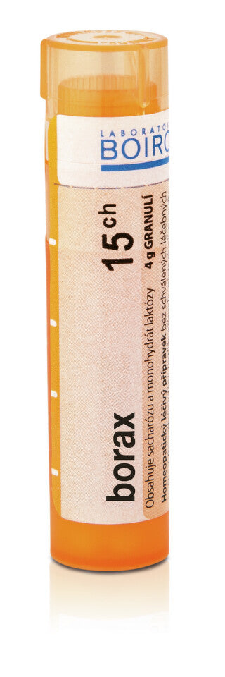 Boiron BORAX 15CH granules 4 g