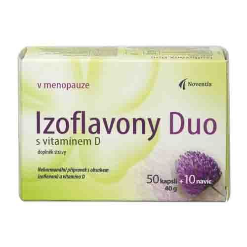 Noventis Isoflavones Duo with Vitamin D 50 + 10 capsules