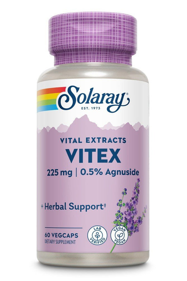 Solaray Vitex Chaste Berry Extract 225mg 60 VegCap