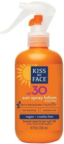 Kiss My Face SunSpray Lotion SPF 30 8 oz Liquid