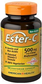 American Health Products Ester-C 500 mg with Citrus Bioflavonoids 120 VegCap