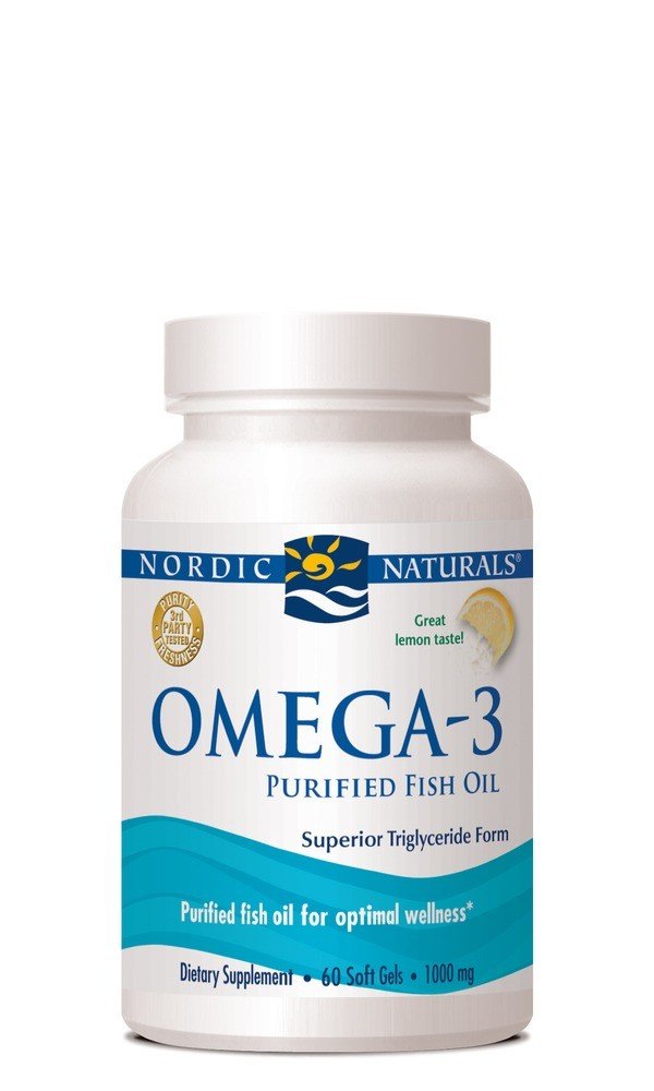 Nordic Naturals Omega-3 w/Fish Gels - Lemon 60 Softgel
