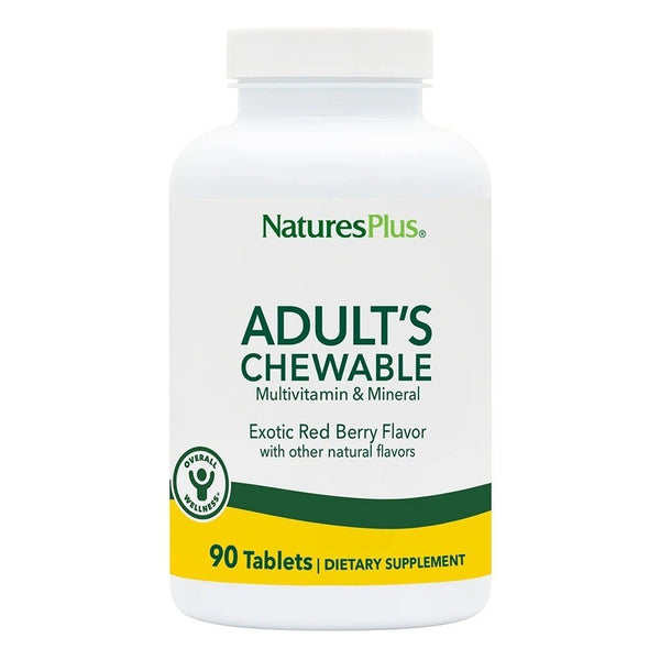 Nature's Plus Adult's Multi-Vitamin Exotic Red Fruits 90 Chewable Tablet