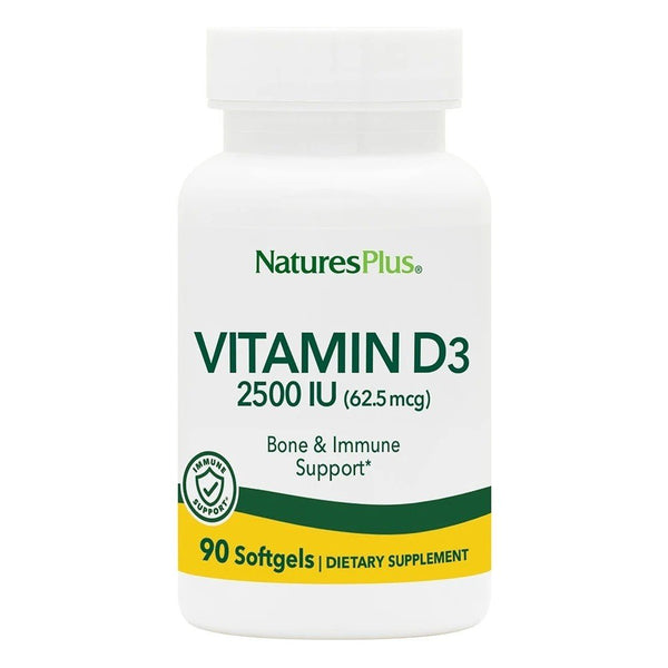 Nature's Plus Vitamin D 2500 IU 90 Softgel