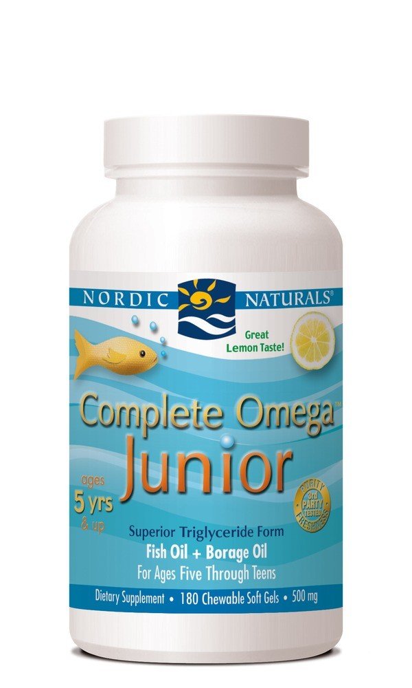 Nordic Naturals Complete Omega Junior Lemon 180 Softgel