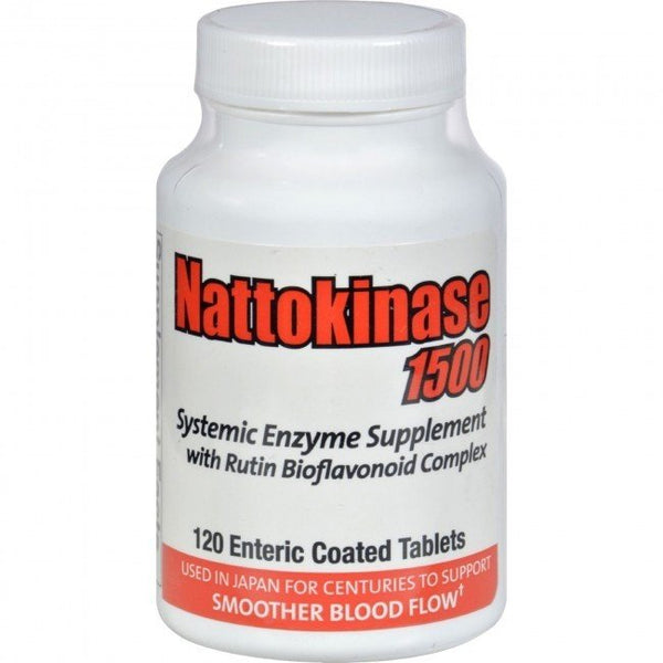 Naturally Vitamins Nattokinase 1500 120 Tablet