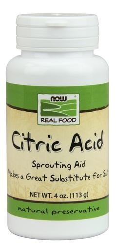 Now Foods Citric Acid 4 oz Powder