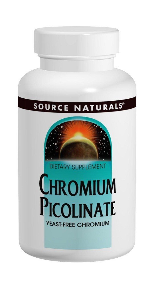 Source Naturals, Inc. Chromium Picolinate Yeast Free 200mcg 60 Tablet