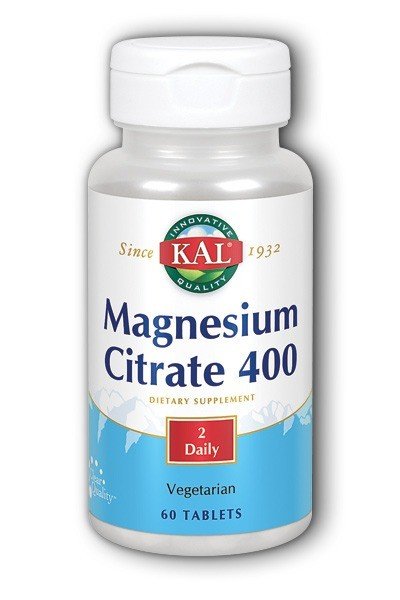 Kal Magnesium Citrate 400mg 60 Tablet