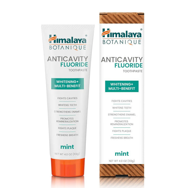Himalaya Herbals Anticavity Fluoride Toothpaste Mint 4 oz Toothpaste