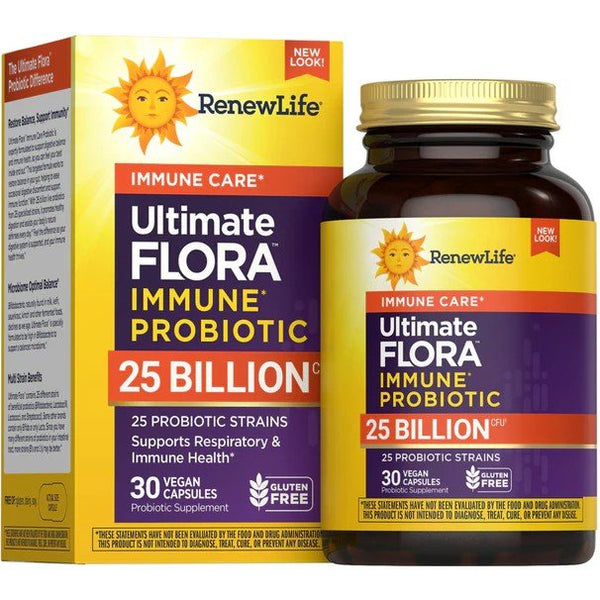 Renew Life Ultimate Flora Immune Care Probiotic 25 Billion 30 VegCap