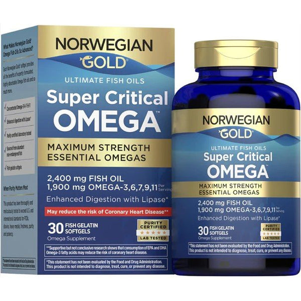 Renew Life Norwegian Gold Super Critical Omega 30 Softgel