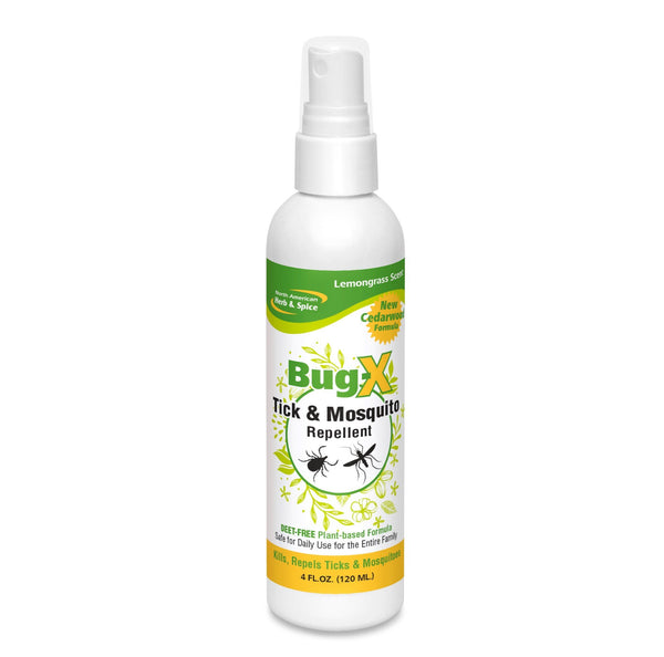 North American Herb & Spice Bug-X-Lemongrass 4 oz Spray