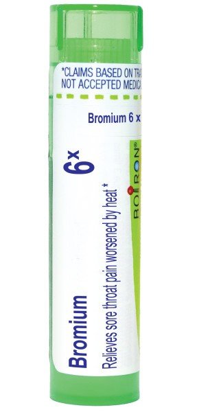 Boiron Bromium 6X Homeopathic Single Medicine For Cough, Cold & Flu 80 Pellet