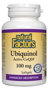 Natural Factors Ubiquinol 100mg 60 Softgel