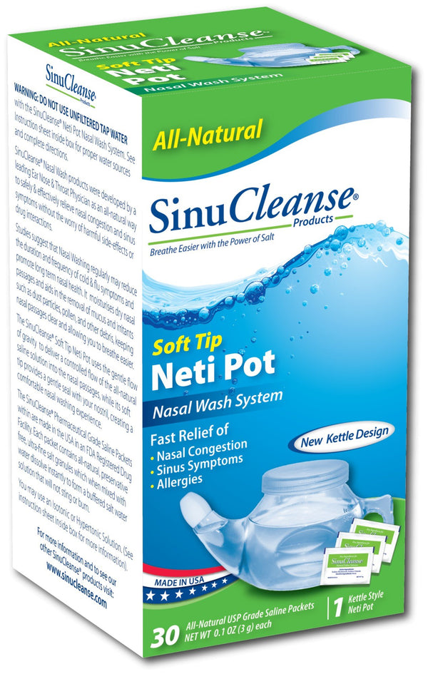 Sinucleanse Sinucleanse Neti Pot Nasal Wash System-1 Kit 31 Piece