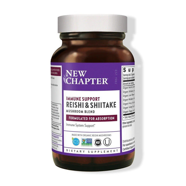 New Chapter Immune Support: Reishi & Shiitake Mushroom Blend 120 Capsule