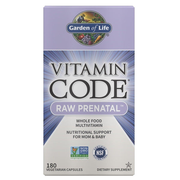 Garden of Life Vitamin Code Raw Prenatal 180 VegCap