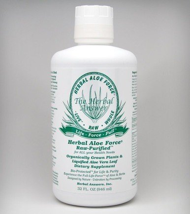 Aloe Force Herbal Aloe Force Liquid 32 oz Bottle