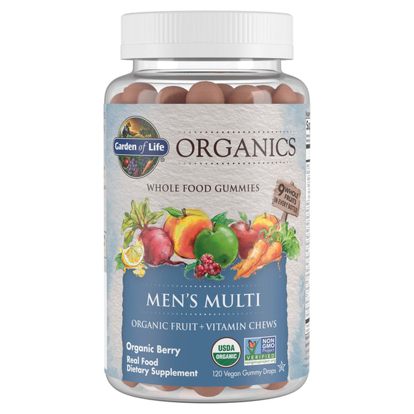 Garden of Life Garden of Life Organics Organic Fruit Gummies - Men's Multi Berry Flavor 120 Gummy