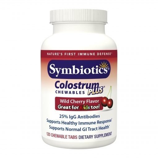 Symbiotics Colostrum Chewables Cherry 120 Wafer