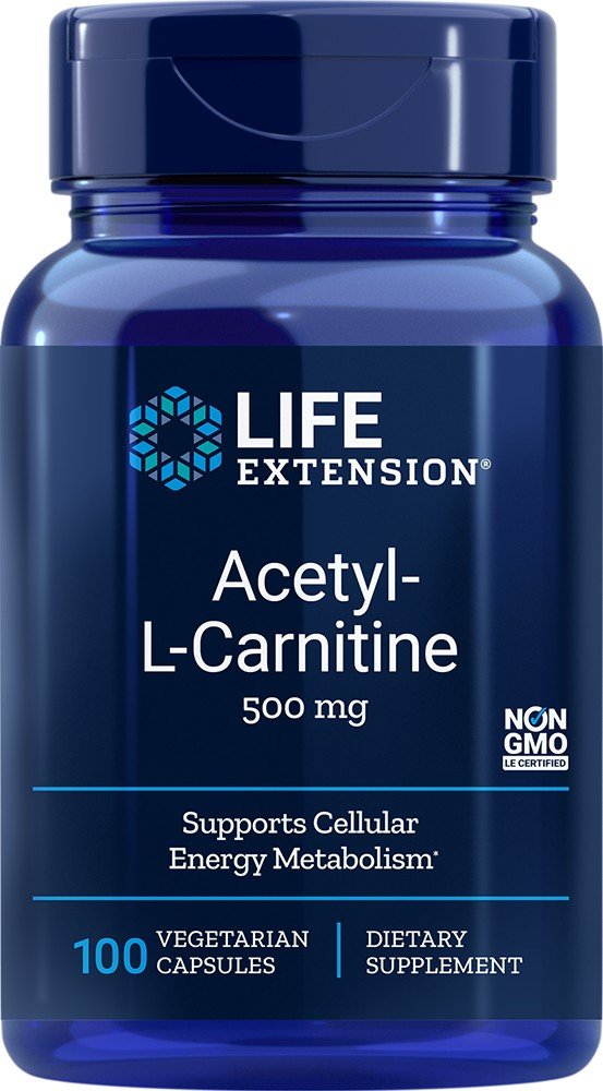 Life Extension Acetyl L Carnitine 500mg 100 VegCap