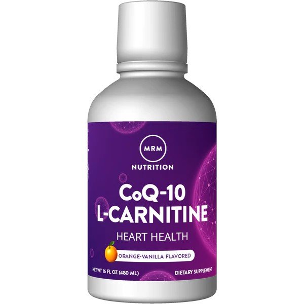 MRM (Metabolic Response Modifiers) CoQ-10 100 mg with L-Carnitine 1,000 mg Orange-Vanilla 16 oz Liquid