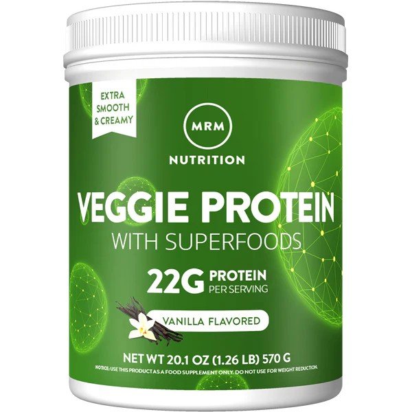 MRM (Metabolic Response Modifiers) Veggie Protein-Vanilla 570 g Powder