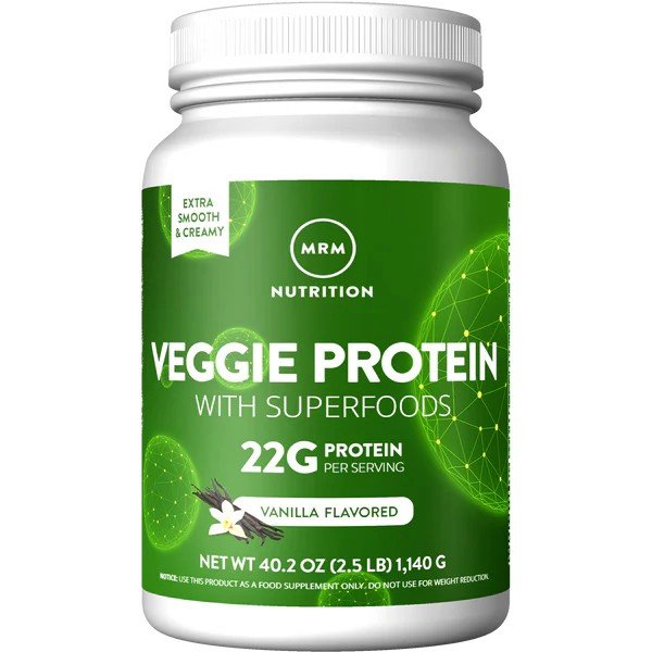 MRM (Metabolic Response Modifiers) Veggie Protein Vanilla 2.5 lbs Powder