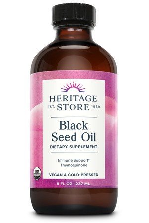 Heritage Store Black Seed Oil 8 oz Liquid
