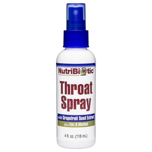 Nutribiotic Throat Spray with Zinc & GSE 4 oz Spray