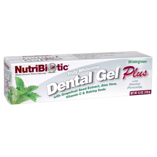 Nutribiotic Dental Gel Plus Whitening 4.5 oz Gel