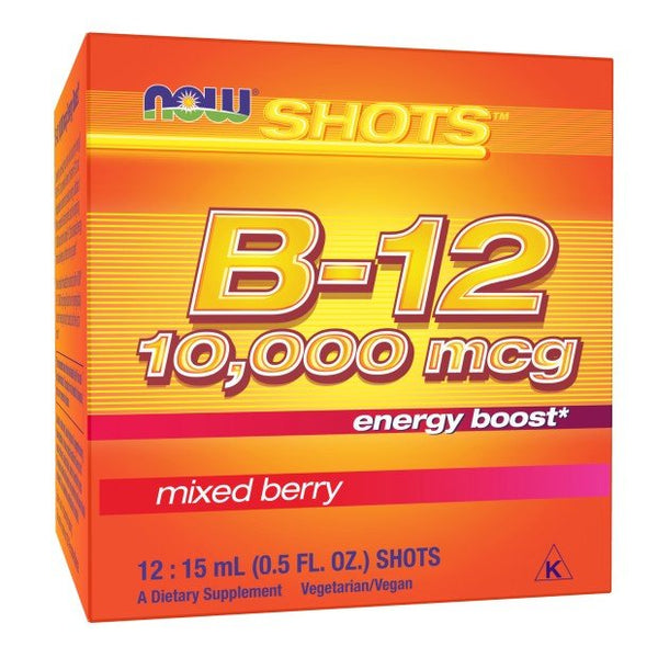 Now Foods B-12 10,000 mcg Liquid Shot 12x15 ml Liquid