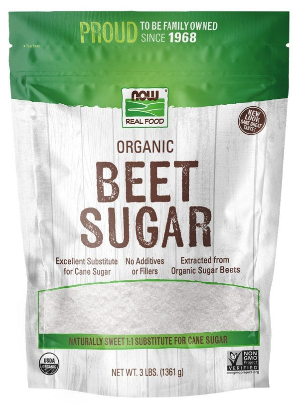Now Foods Beet Sugar(Non-GMO) 3 lbs Granules