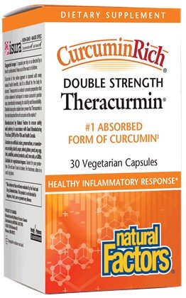 Natural Factors CurcuminRich Theracurmin - Double Strength 30 VegCap